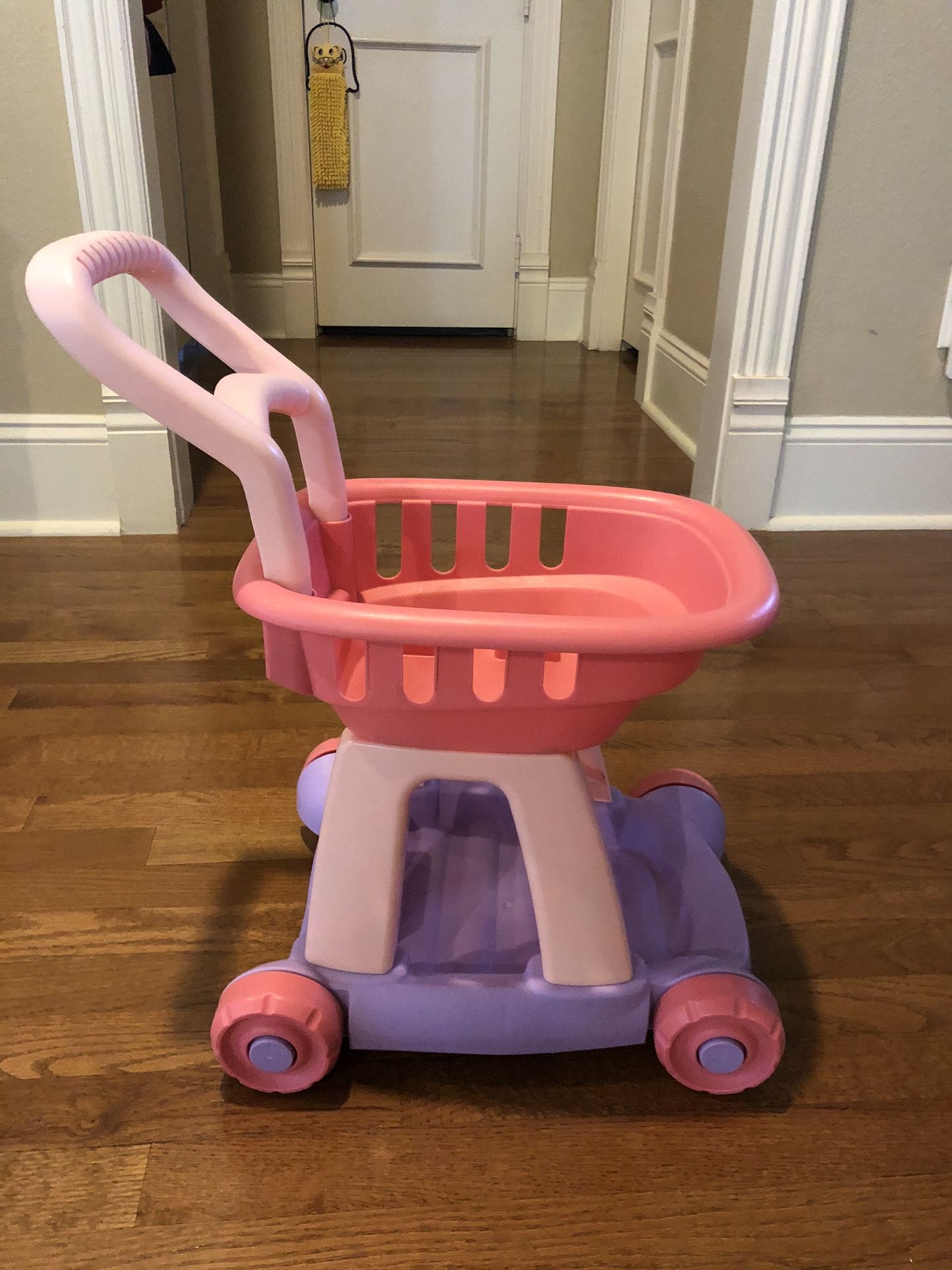 Pink Fisher Price Shopping Cart