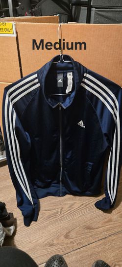 Adidas Track Jacket Navy Blue 3-Stripes