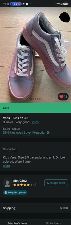 Fade lilac vans