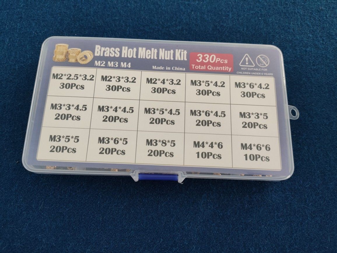 Brass Hot Melt Nut Kit