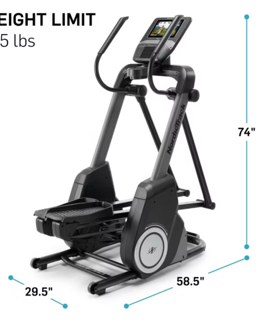 NordicTrack FreeStride FS10i Electric Elliptical Machines (Usado)
