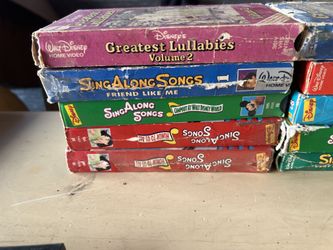 Disney Singalong Songs VHS