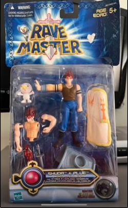 Rave Master Hasbro action figures. shuda and Plue