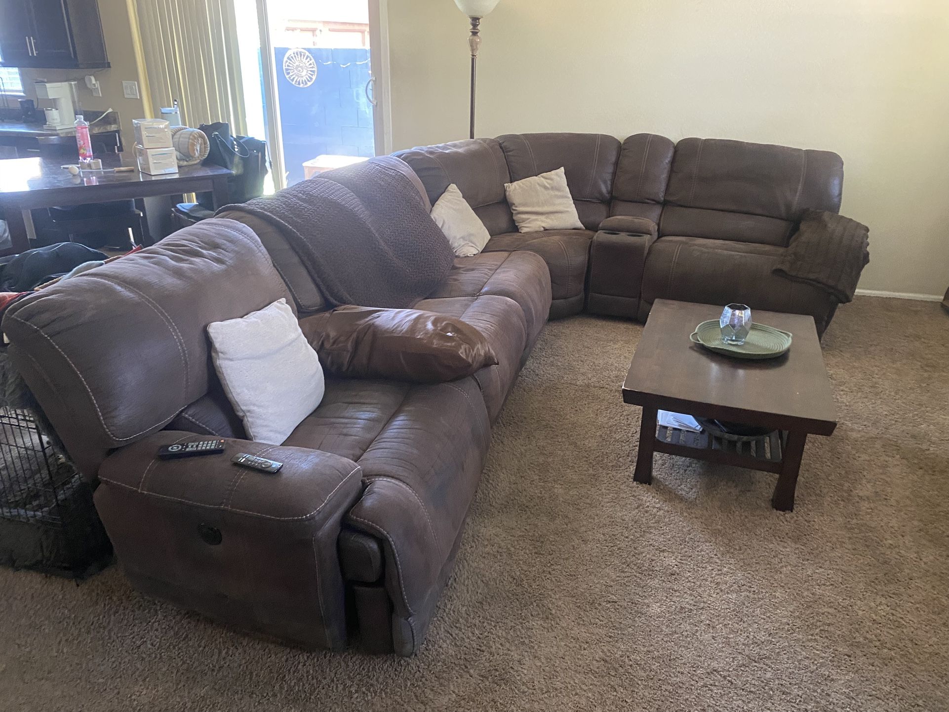Movie Style Reclining Couch