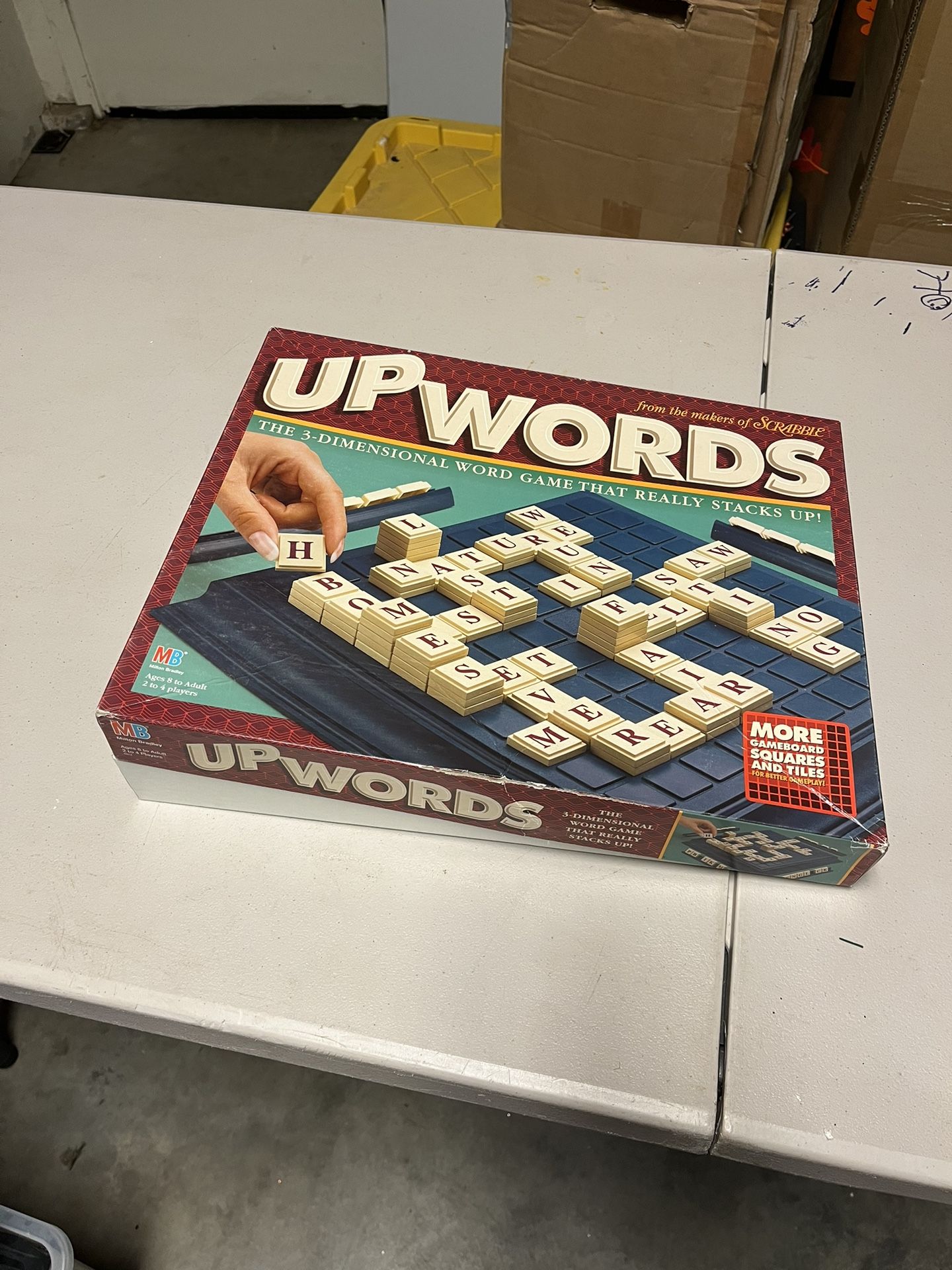 Upwords Board Game By Milton Bradley