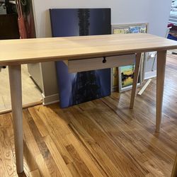 Wood Lisabo IKEA desk