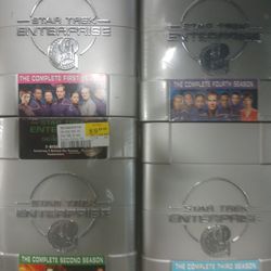 Star Trek Enterprise Seasons 1, 2, 3 & 4 One Two Three & Four DVD Sets Read Desc