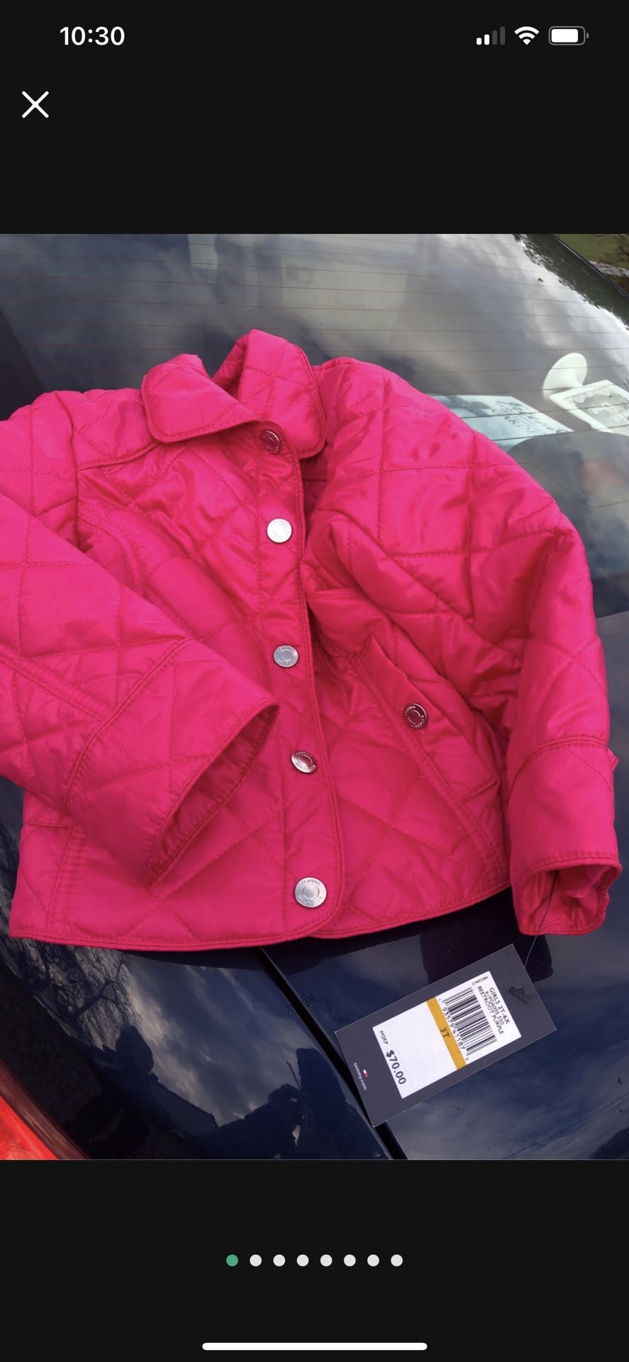 Brand new girls jacket size 3 new with tags attached paid $70 plus tax Tommy Hilfiger brand