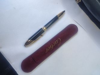 Cartier Ballpoint Pen with Case