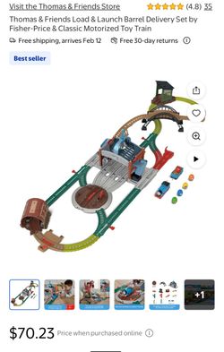 New Thomas and Friends Load and Launch Barrel track