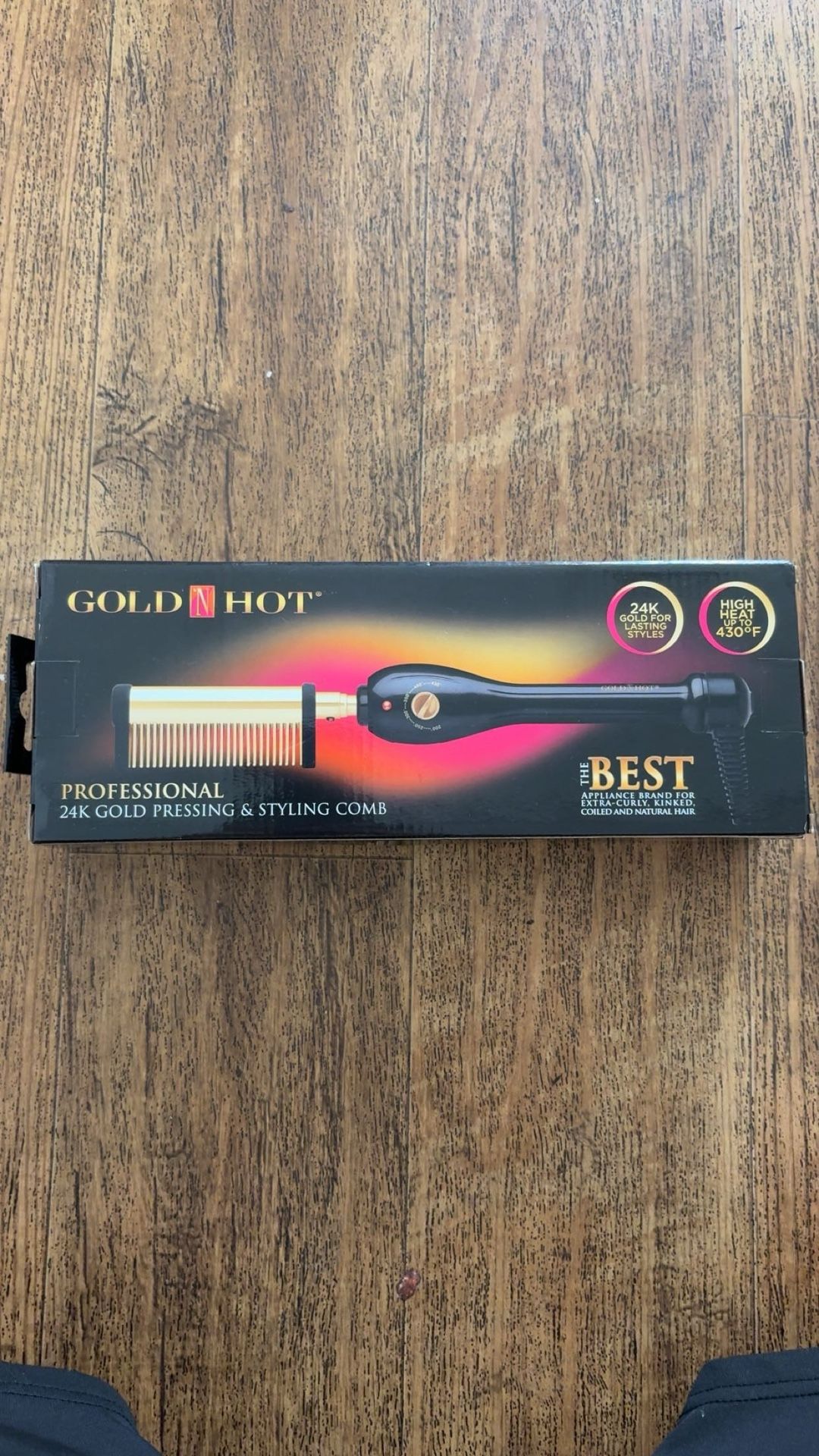 Gold ‘N Hot 24K Professional Pressing & Styling Comb