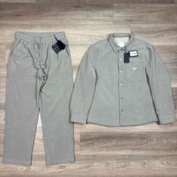 Prada Suit for men 2 piece set size large/XL
