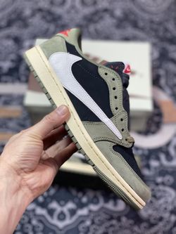 Travis Scott x Air Jordan 1 Low OG SP 'Black Olive'