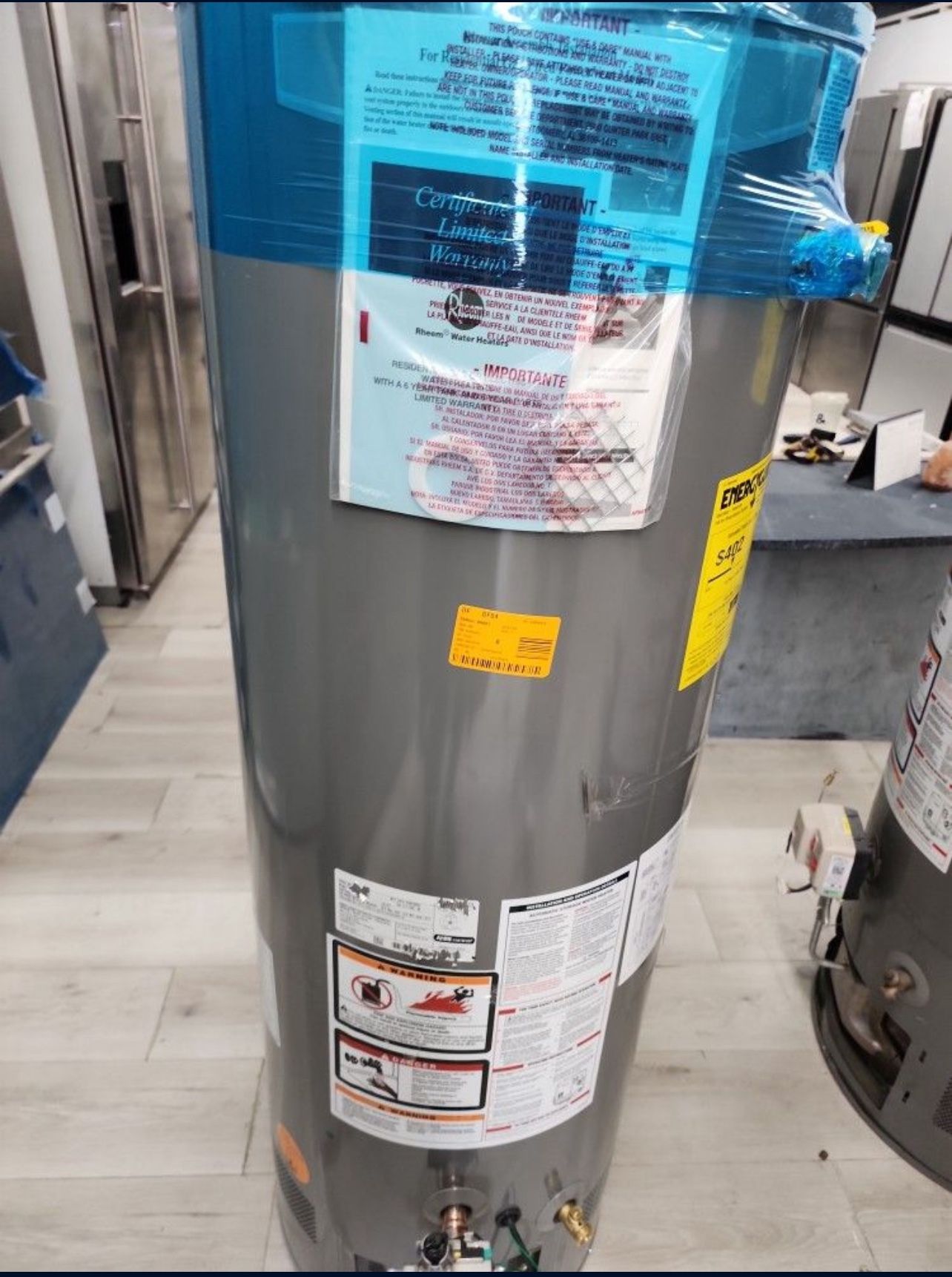 New Water Heater Rheem