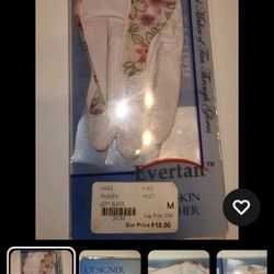 Evertan Golf Glove Ladies Left Leather Designer Series Sheepskin Cabretta Medium