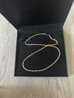 Solid 10k rope chain