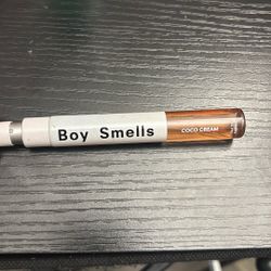 Boy Smells Cocoa Cream