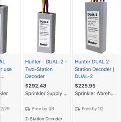 Hunter Dual station Decoder New 