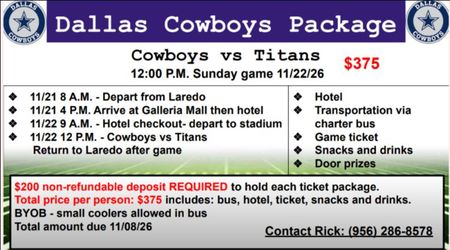 Cowboys trip
