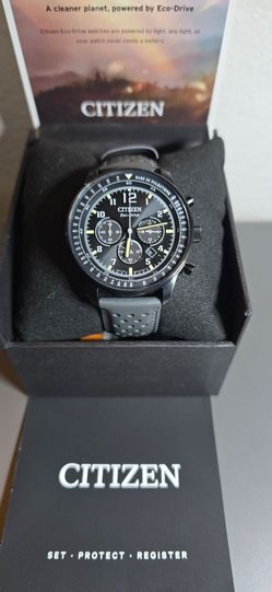 Citizen Eco-Drive Sport Casual Stainless Steel Black Dial Men's Quartz Watch