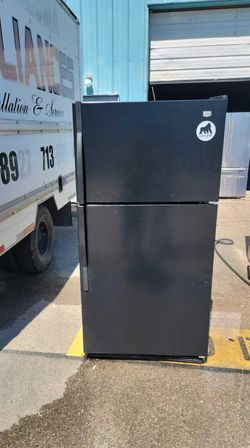 Maytag Top Mount Black Fridge
