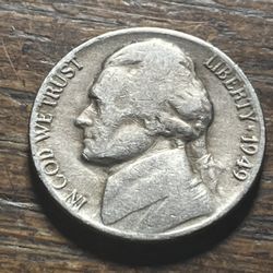 1949 D Nickel 