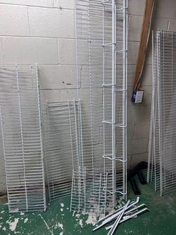 Closetmaid 12” deep shelving system *additional parts may be purchased online or at HD