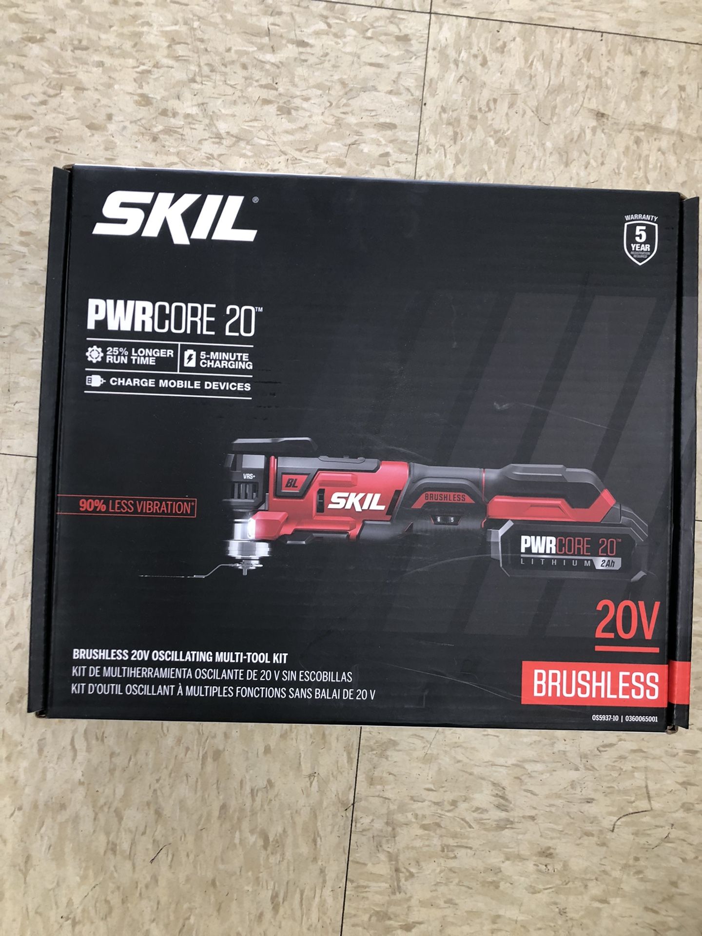 SKIL PWRCORE 20 Oscillating Multi Tool Kit