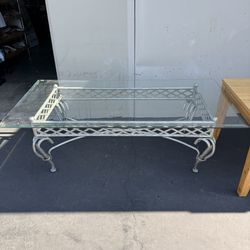 Glass Top Coffee Table Good Condition 