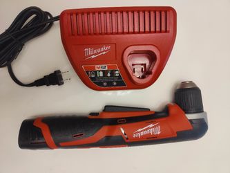 Milwaukee M12 Right Angle Drill With 2ah Battery And Charger 