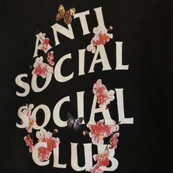 Anti Social Social club Black Hoodie 