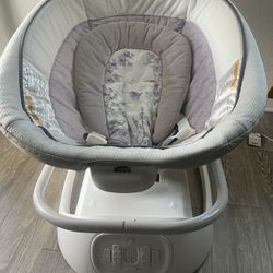 Graco Sense2Soothe 2-in-1 Baby Swing and Portable Rocker with Cry Detection Technology