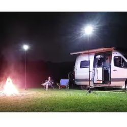  10 ft. 2600 Lumens Telescoping Area Light Extension Camping/work Light