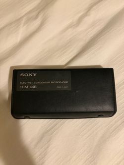 Sony ECM-44B electret condenser lavalier microphone