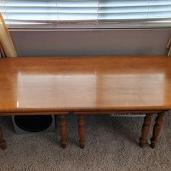 Maple Coffee Table with 2 End Tables