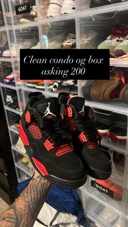 Red thunder jordan 4s