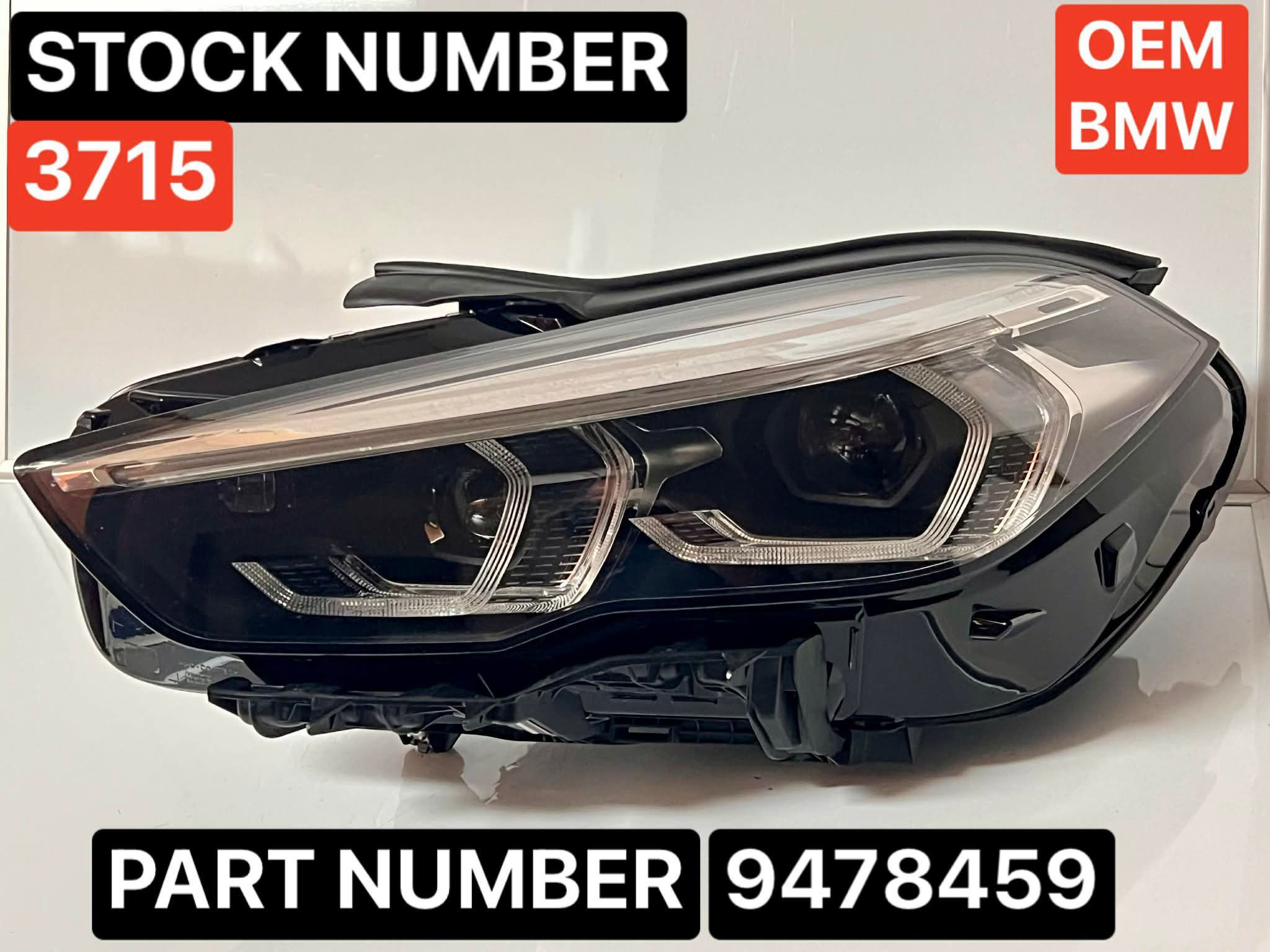 2020-2024 BMW 2 SERIES OEM LH FULL LED HEADLIGHT. DRIVER SIDE.