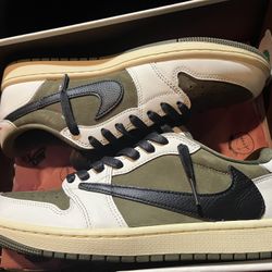 Travis Scott Jordan 1 Low Medium Olive 
