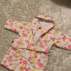 Flamingo Swim or shower robe- size XS (3/4)