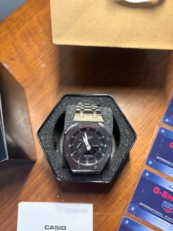 Casio G-Shock Watch with Metal Band