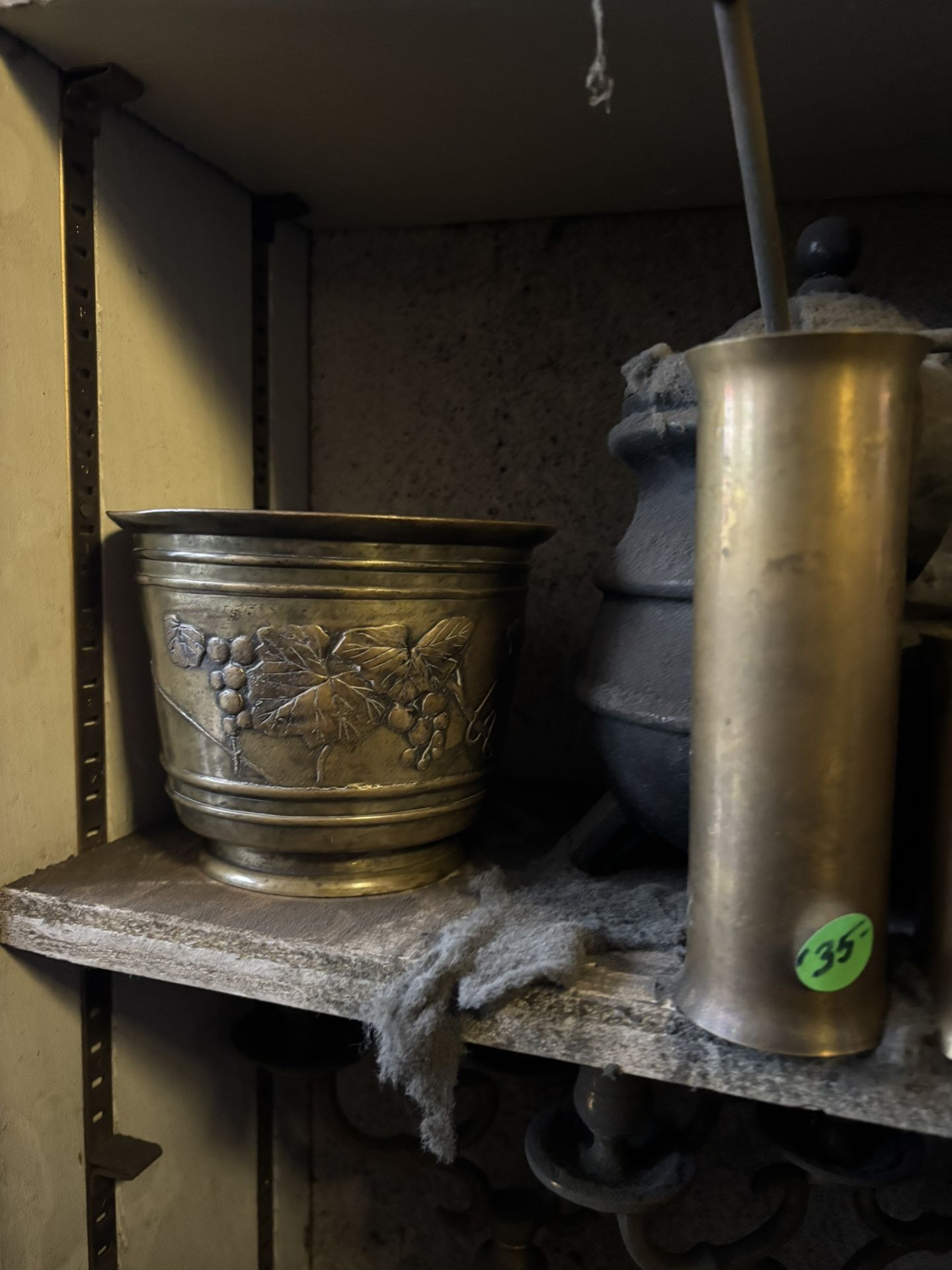 Signed Bronze Planter From Japan