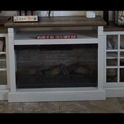 Fireplace Cabinet Combo
