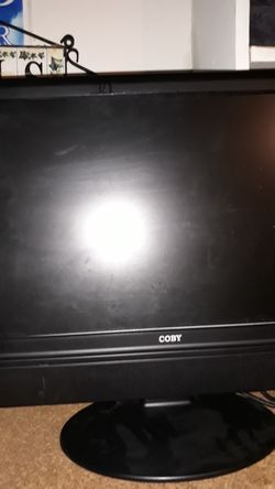 Coby, 19in tv, black