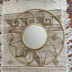 Gold Burst Metal Wall Decor