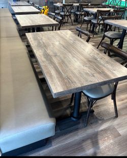 Restaurant Tables, chairs and barstools