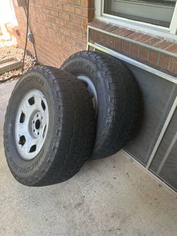 2 tire and4 wheels for Chevrolet Colorado 265/70/16