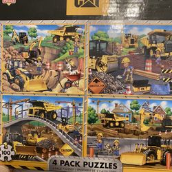 4 Kids Construction Puzzles