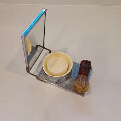 Antique Vintage Shaving Kit 