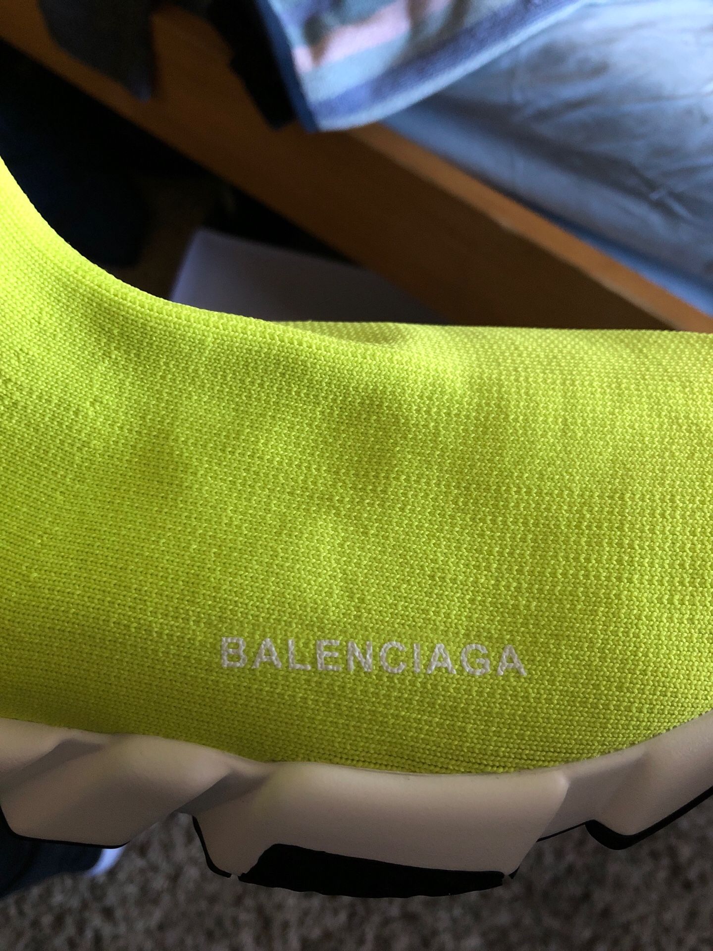 lime green balenciaga runners