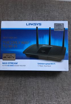 NEW ROUTER Linksys Max-Stream dual-band Router 1.7Gbps